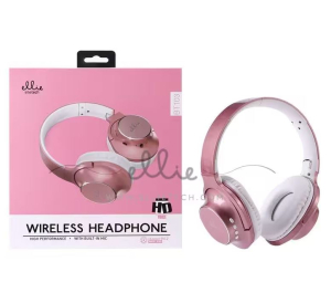 CUFFIE WIRELESS BLUETOOTH FM MICROSD PADIGLIONE 40mm ROSA