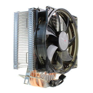 DISSIPATORE CON VENTOLA UNIVERSALE PROCESSORI INTEL AMD MAX TDP 160W LED BLU