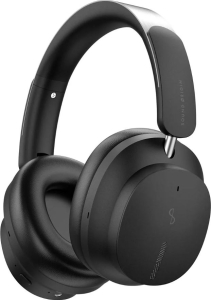 CUFFIE BLUETOOTH 6.0 MULTIPOINT ANC AUX BATTERIA MAX 35 ORE NERE SO-ONYX