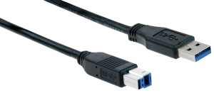CAVO SPINA USB/A 3.0 A SPINA USB TIPO B 1,8mt NERO