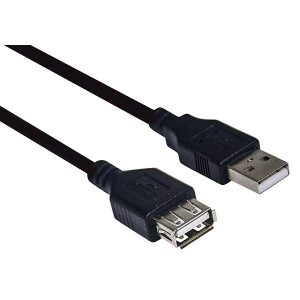 PROLUNGA USB 2.0 MASCHIO / FEMMINA 5mt NERO
