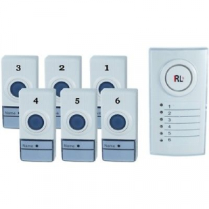 SET CAMPANELLO WIRELESS 6 ZONE PULSANTI SENZA FILI