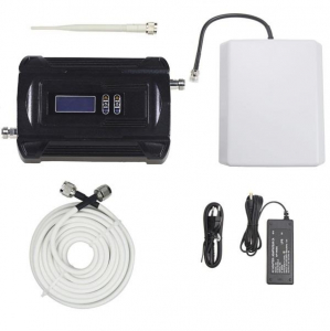 KIT AMPLIFICATORE 55-60DB DUAL BAND GSM (900MHZ) 4G LTE (1.800MHZ) - 250MQ