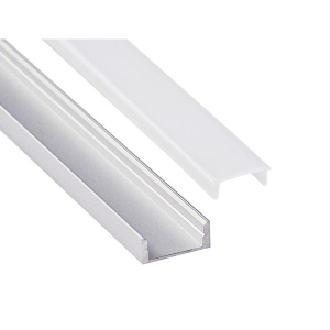 KIT PROFILO ALLUMINIO 2MT DISSIPAZIONE 25W/Mt 16.LTP3312+16.LTP3312S