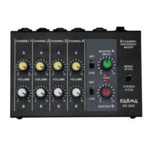 MIXER MICROFONICO 8 CANALI