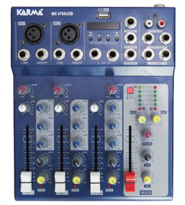 KARMA MIXER MICROFONICO A 4 CANALI