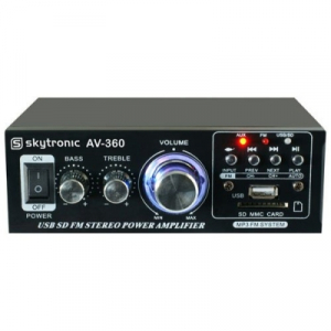 AMPLIFICATORE KARAOKE FM USB 2X40W