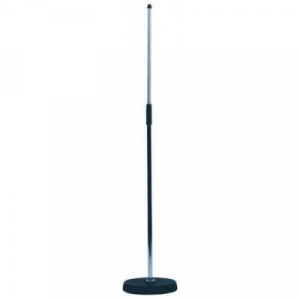 ASTA MICROFONICA DRITTA BASE METALLICA