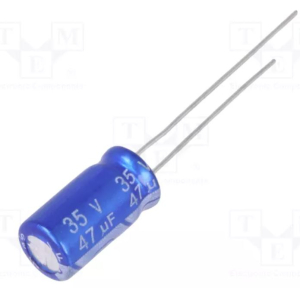 CONDENSATORE ELETTROLITICO RADIALE 47uF 35V 105°