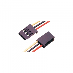 CONNETTORE FU-1 FEMMINA  CON CAVETTO ROSSO/NERO