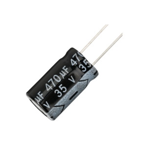 CONDENSATORE ELETTROLITICO 470uf 35v 105° RADIALE