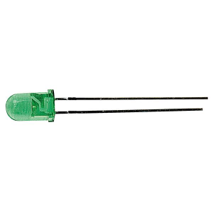 LED 5MM VERDE 1,7V-2,2V 25mA 35mcd 45°