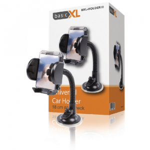 STAFFA PER TELEFONO PER AUTO NERO UNIVERSALE