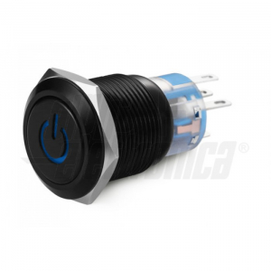 INTERRUTTORE DEVIATORE ANTIVANDALO 5A 250V BLU