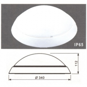 LAMPADA SOFFITTO EMERGENZA LED - 22W 4000K 2000LM