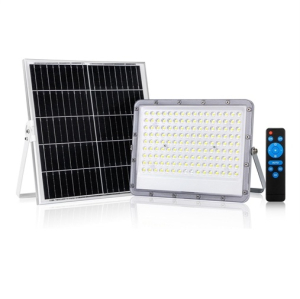 KIT FARO A LED 50W + PANNELLO SOLARE E TELECOMANDO IP65 IK10 PIR DIMMERABILE 6500K