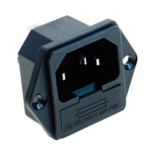 SPINA DA INCASSO 3 POLI 10A 250V CON PORTAFUSIBILI