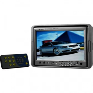 MONITOR LCD 7" TFT CON AUDIO E INGRESSO RCA TELECOMANDO PAL/NTSC