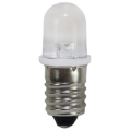 LAMPADINA LED E10 BIANCA 21° 8300K 12V 2.5LM 20mA