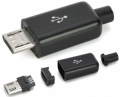 CONNETTORE VOLANTE MICRO USB A SALDARE