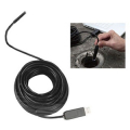 TELECAMERA ENDOSCOPICA 5-10-15-20MT 4 LED CAVO SONDA FLESSIBILE USB
