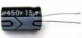 RUBYCON CONDENSATORE ELETTROLITICO RADIALE 450V 15UF 105°C