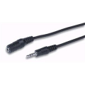 PROLUNGA AUDIO STEREO JACK 3,5MM M/F 3MT.