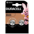 BATTERIA BOTTONE COPPIA LITIO CR2025 R1 3V 225mAh DURACELL BLISTER 2PZ