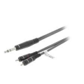 CAVO AUDIO JACK 6,35mm STEREO MASCHIO 2 RCA MASCHIO 1.5mt SWEEX