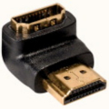 ADATTATORE PRESA HDMI A-SPINA  HDMI A 90°