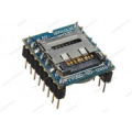 Modulo WTV020-SD-16P riproduttore audiomini SD mp3 sound DFPLAYER PER ARDUINO
