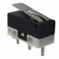 MICROSWITCH CON LEVA 13X7MM 1A 250V TERMINALI PCB