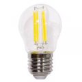 LAMPADA LED G45 serie Filament Trasp., E27, 6W, FA320° 2700K, 220Vac, LM780, RA80, 45*78mm