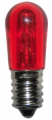 LAMPADINA LED 0,6WATT - ROSSO - E14