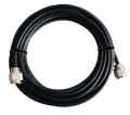CAVO COASSIALE INTESTATO RG58 DIAMETRO 5mm CONNETTORI N 10MT 50OHM