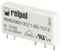 RELE' BOBINA 12VDC 848Oohm 170mW 1 SCAMBIO 250VAC 6A H14X27X5mm SPDT IP67 SLIM RELPOL