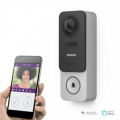 VIDEOCITOFONO CON APP RICARICABILE ALEXA GOOGLE PHILIPS