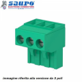 CONNETTORE SAURO 90° INNESTO 3 POLI PASSO 0,5mm