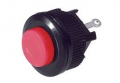 INTERRUTTORE TONDO ROSSO D.16mm 1A - 250V
