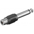 ADATTATORE SPINA MASCHIO MONO 6,35MM A PRESA FEMMINA RCA