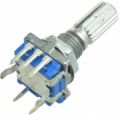 ENCODER ROTATIVO 6mm 20 PASSI IMPULSI PUSH PULL 360° (18° a passo) altezza albero 20mm EC11