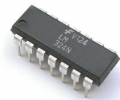 LM324N INTEGRATO AMPLIFICATORE OPERAZIONALE QUADRUPLO 14PIN