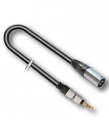 CAVO AUDIO XLR MASCHIO JACK 3,5mm MASCHIO 3mt STEREO DOPPIA SCHERMATURA AUDIODESIGN