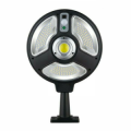 LAMPIONE STRADALE TONDO LED CON PANNELLO SOLARE  TELECOMANDO E CREPUSCOLARE