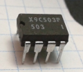 X9C503P INTEGRATO POTENZIOMETRO DIGITALE 50K 100TAP 8DIP