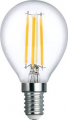 LAMPADA LED G45 serie Filament Trasparente, E14, 4.5W, FA320°,4000K,220Vac,LM470,RA 80, 45*80mm