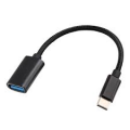 CAVO OTG 3.1 PRESA USB A SPINA USB TYPE-C RICARICA + DATI 0,15MT Velocità 5Gbps 3A