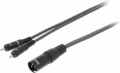 CAVO AUDIO XLR MASCHIO 2 RCA MASCHIO STEREO 10mt SWEEX