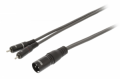 CAVO AUDIO XLR MASCHIO 2 RCA MASCHIO 5mt SWEEX