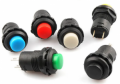 INTERRUTTORE A PULSANTE TONDO DA PANNELLO 1,5A 250VAC 3A 125VAC ON/OFF VARI COLORI